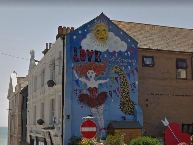 Previously on this site was street art featuring Prince Charles in Norman Street, Hastings. Picture: Google Street View