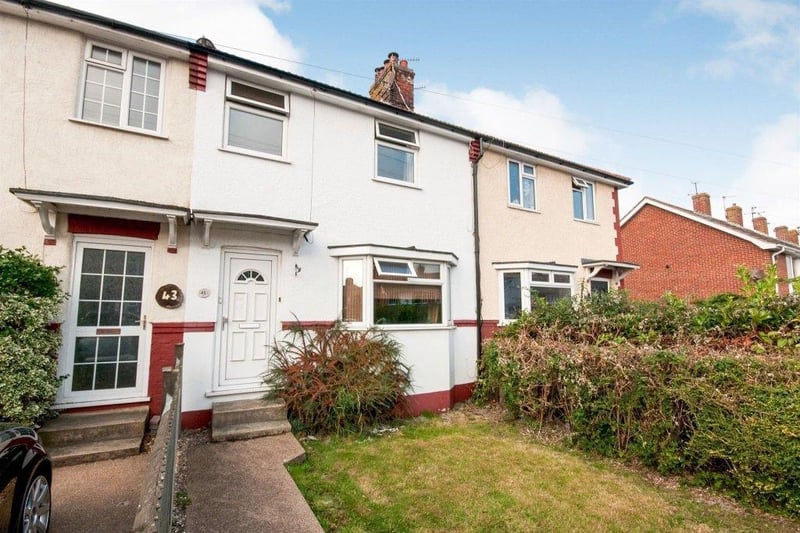 A three bedroom mid-terrace house in the Hampden Park area. Price: £185,000.