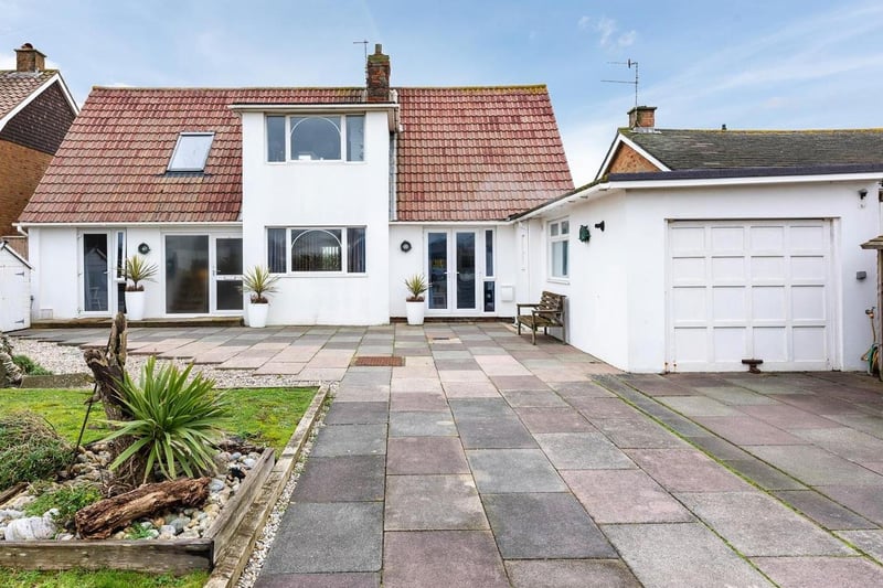 A wonderful detached five/six bedroom family home with an annexe on Shoreham Beach. Price: £1,550,000.