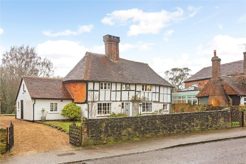 A refurbished quintessential "chocolate box" cottage with lots of character. Price: £1,100,000.