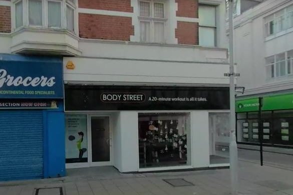 A Woolwich (which moved to South Street and then became the Halifax) is now where Bodystreet Worthing is located.
