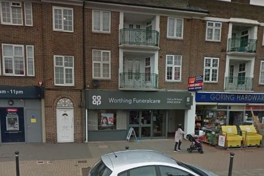 We think the Co-op Funeral Directors is where Woolwich once stood.