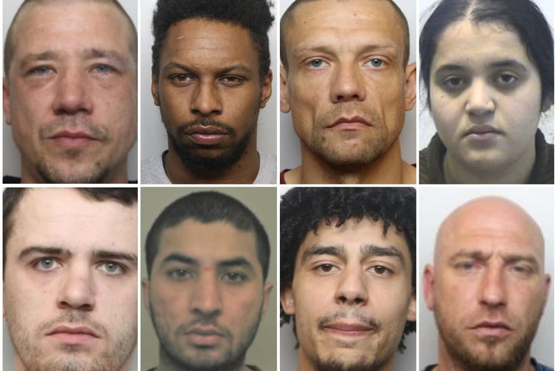 These eight are high on the 'most wanted' list of Northamptonshire Police