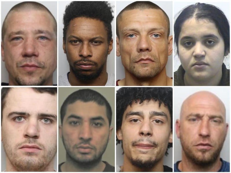 These eight are high on the 'most wanted' list of Northamptonshire Police
