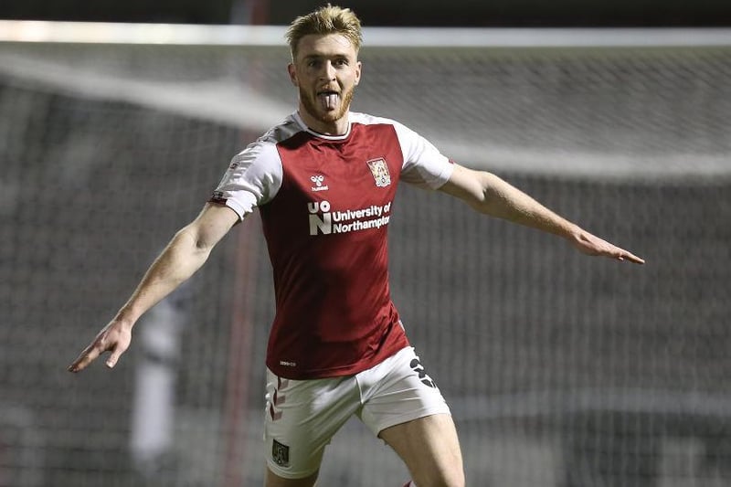 Cobblers needed someone to step up and he's answered the call. Fabulous first-time finish broke the deadlock and then made it four in four with a scruffier but equally important second. Thriving in an advanced role... 9 CHRON STAR MAN