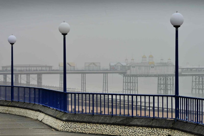 The pier gradually started to appear as the fog slowly started to burn off. Pic taken from the bandstand area.