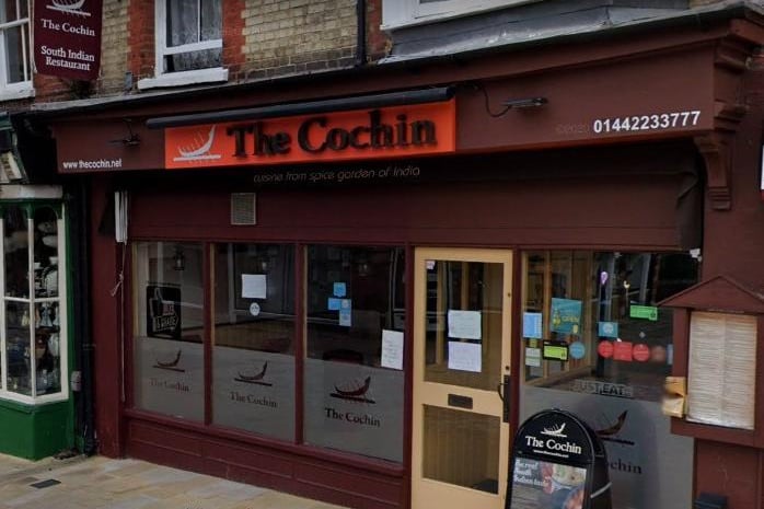 The Cochin Indian Restaurant, Hemel Hempstead, was a popular choice with our readers (C) Google Maps