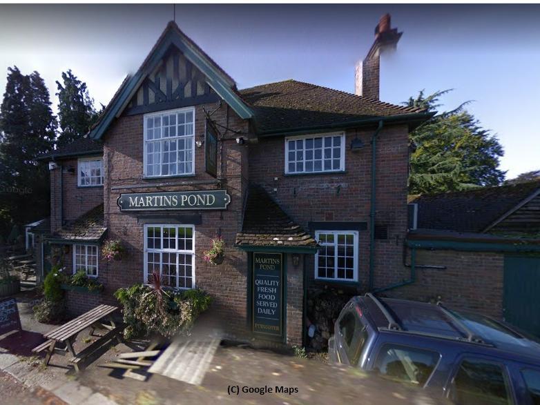 Sizable country pub and restaurant in Potten End, with real ales and a Modern British menu, plus outside tables (C) Google Maps