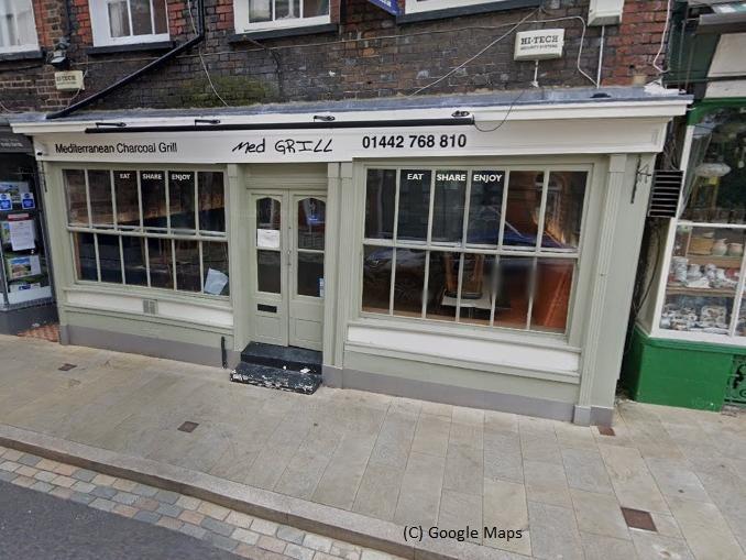 Home cooked Mediterranean and Middle Eastern quality dishes at the Med Grill on the High Street (C) Google Maps