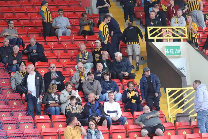 In the seats at Gateshead. Photo: Eric Brown