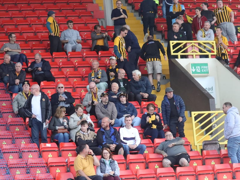 In the seats at Gateshead. Photo: Eric Brown