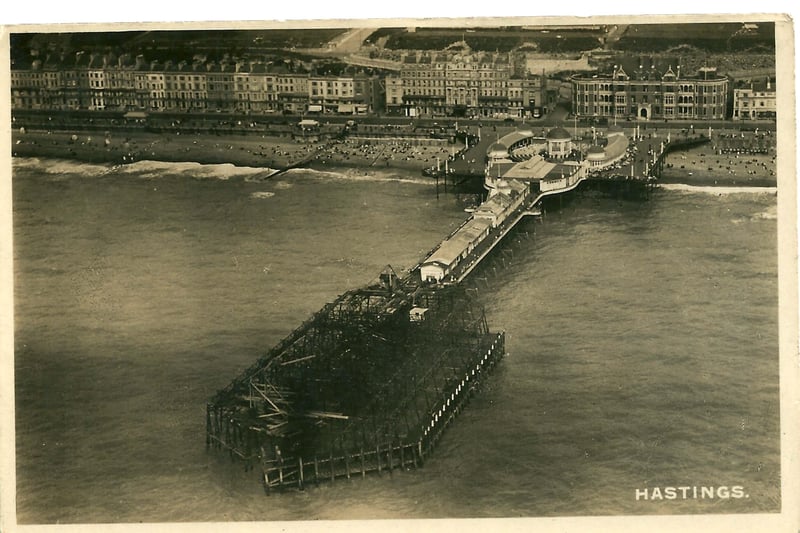The pavilion and ladies' tearoom were lost following the Hastings Pier fire in 1917. Picture courtesy of Cynthia Wright SUS-190329-111820001