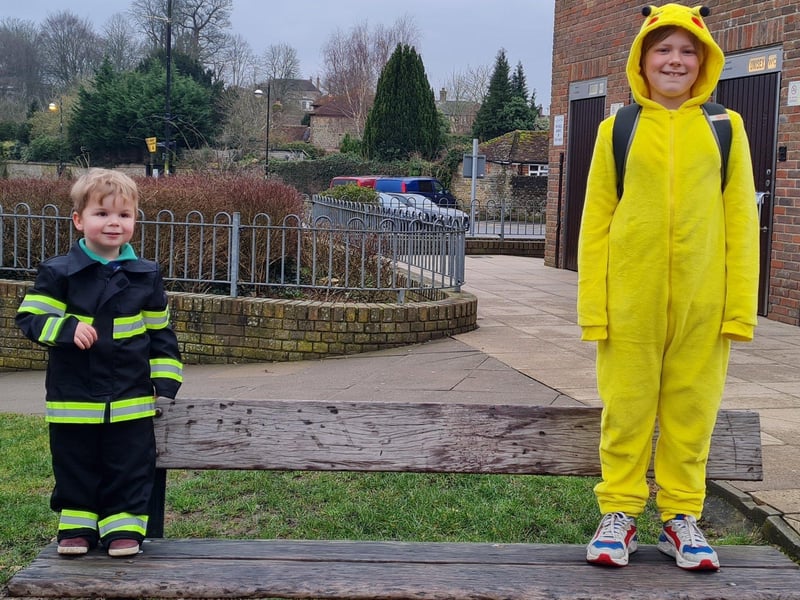 Sami-lu Bee shared this photo of Reggie and Liam