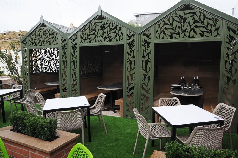 The garden at the College Arms in Broadway, Peterborough will be opening.