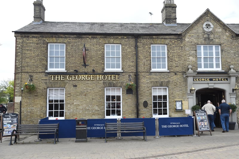 The George Hotel, Whittlesey will reopen on April 12.