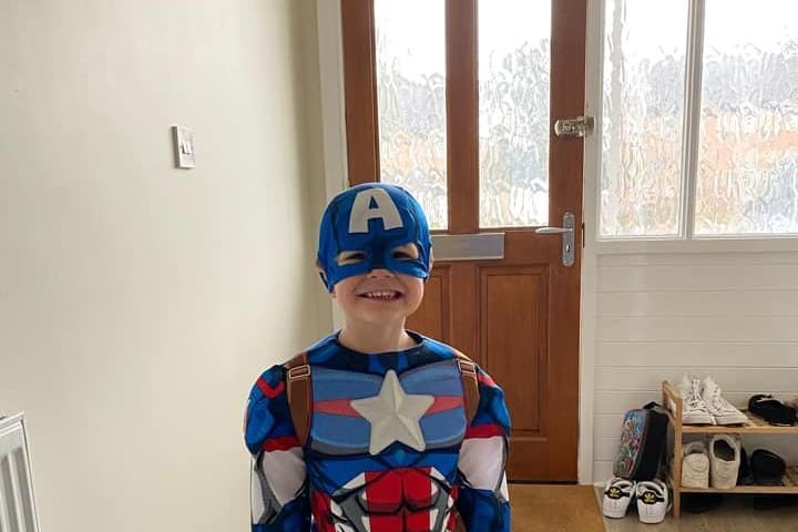 The Captain is swapping America for Captain Archie today as he takes on World Book Day.