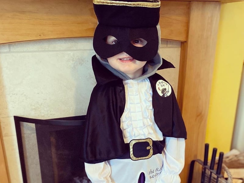 Jenson, aged 3, from Little Common, Bexhill, as The Highway Rat SUS-210503-094352001