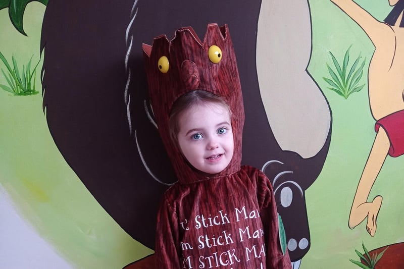 Samantha, from Charters Ancaster Nursery as Stick Man SUS-210503-102644001