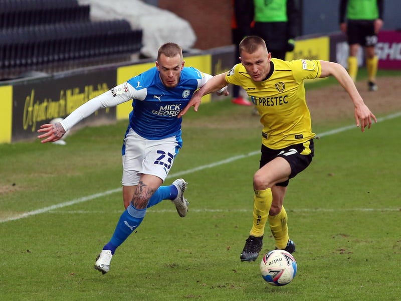 JOE WARD: Came alive in the second-half to cause Sunderland some problems. Played a small part in the Posh goal. Never neglected his defensive duties 7.