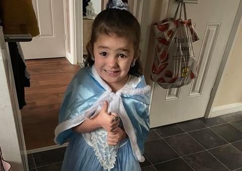 Paisley Ella, aged three of Eslaforde Nursery in Sleaford, dressing up for World Book Day. EMN-210603-170151001