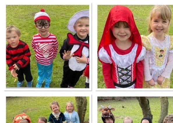 Nursery and reception children at Winchelsea School, Ruskington. EMN-210603-170201001