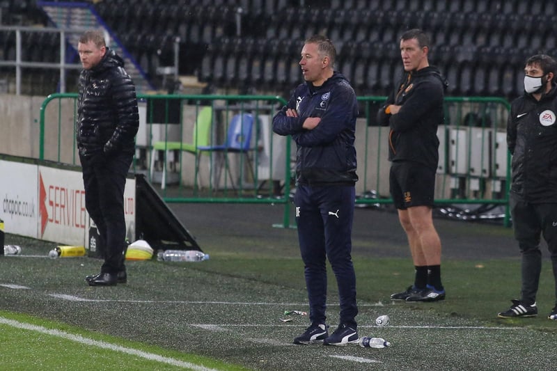 DARREN FERGUSON: Gambled with his starting line-up and it worked out okay in the end. Good change of shape late on helped Posh boss the ball and eventually win the game 7.