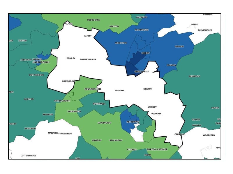 Geddington, Rushton & Stoke Albany