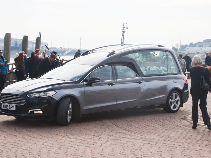 Hundreds of people turned out for fisherman Robert Morley’s funeral in Newhaven