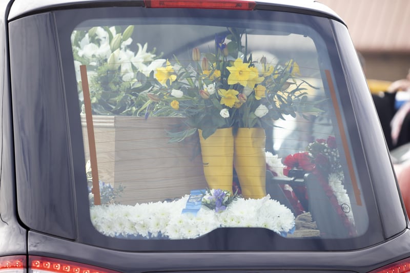 Hundreds of people turned out for fisherman Robert Morley’s funeral in Newhaven