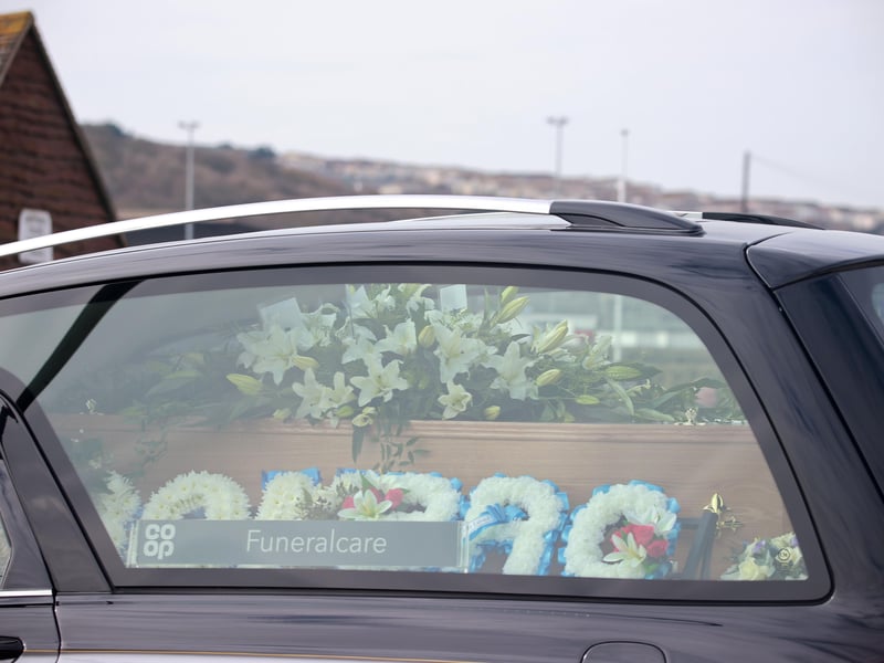 Hundreds of people turned out for fisherman Robert Morley’s funeral in Newhaven