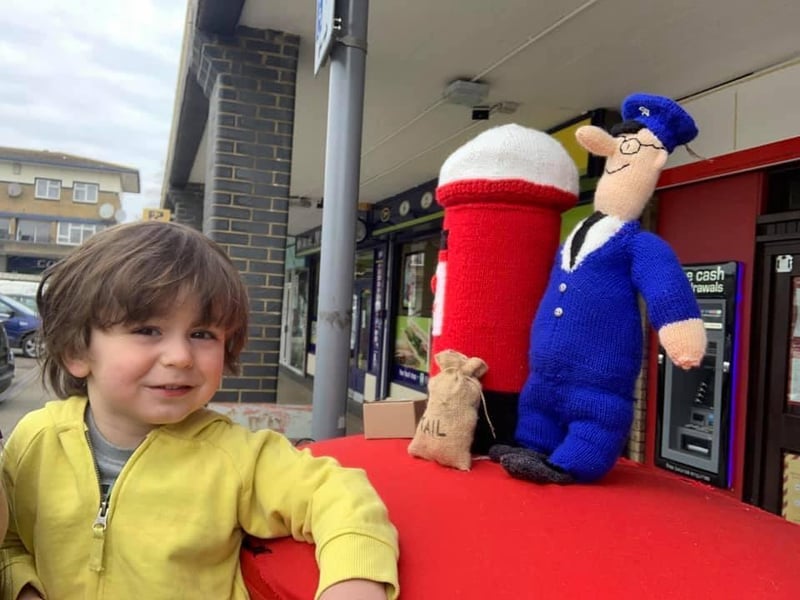 Two-year-old Finn saw one at Queens Square on Monday