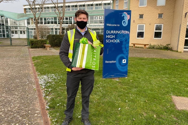 Delivery to Durrington High School