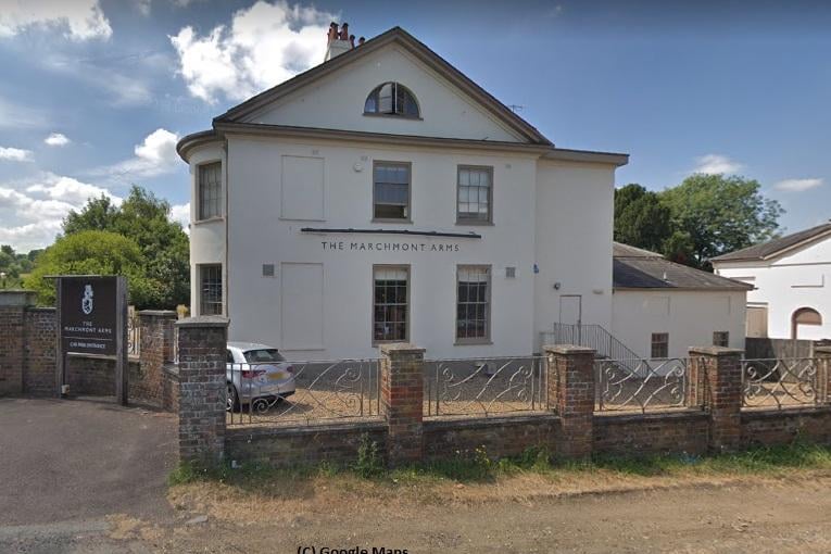 A beautiful country pub and restaurant in Piccots End, with a modern twist, and a large garden. (C) Google Maps