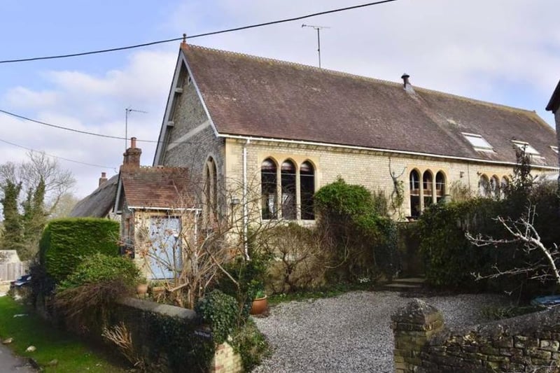 The Victorian chapel conversion which sits in Mill Lane in the village of Lower Heyford (photo from Rightmove)