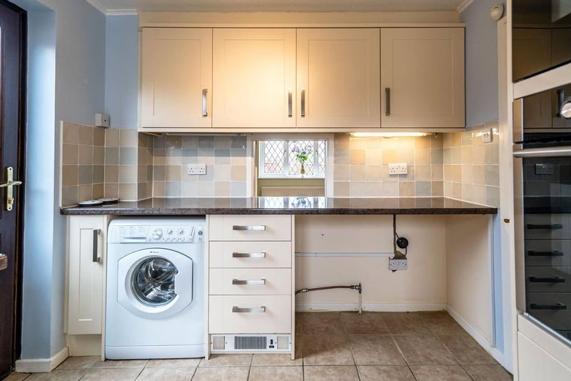 The original kitchen has been upgraded to modern standards providing more units and worktop space with in tegral appliances.