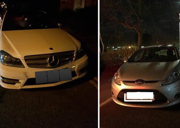 Vehicles seized in Peterborough. All photos: BCH Road Policing Unit