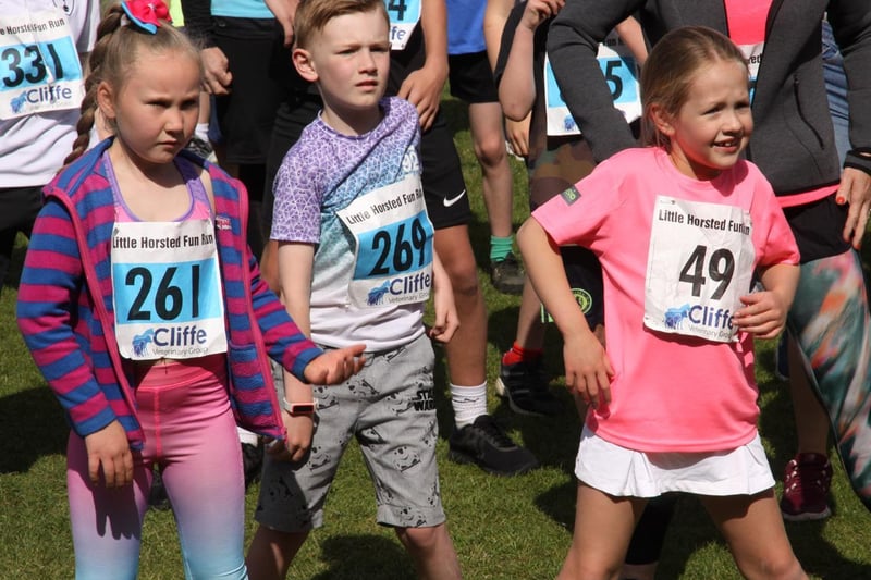 Images by Ron Hill from the 2019 Little Horsted Fun Run - let's hope the event can return this year after an enforced break in 2020