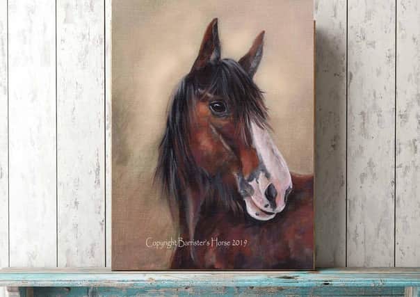 Ruskington Kenny, Shire horse fine art giclee prints from an original acrylic on canvas equestrian painted by Jackie Britten-Crooks for the Barrister’s Horse. Priced at from £16.99, as A4 or A3.
To order go to: https://www.etsy.com/uk/listing/686140854/ruskington-kenny-shire-horse-fine-art
Photo: Barrister’s Horse. EMN-211203-174312001