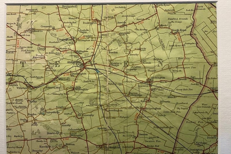 An original 1944 historic half inch to a mile map by Bartholomew’s, printed on paper and depicting Sleaford, Heckington and surrounding area, Priced at £9.99 from Daisys Vintage Maps. Occasional folds can be seen but cannot be flattened. Ideal as a bespoke wall mount for an original present. Go to: https://www.etsy.com/uk/listing/932507265/sleaford-heckington-and-surrounding-area EMN-211203-174423001