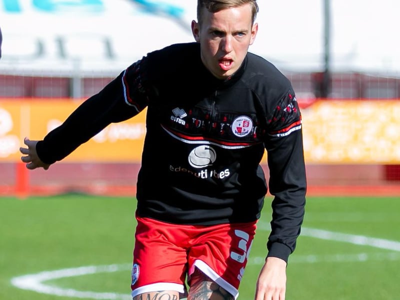 Jordan Maguire-Drew warms up