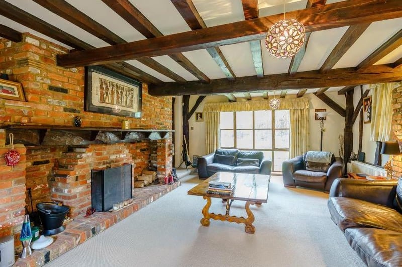 This four-bedroom barn conversion in Hemel Hempstead is on the market right now. Photos: Rightmove and Brown & Merry, Country House & Farm Sales
