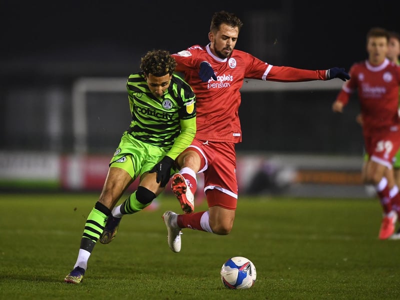 Great ball across the box to find Tilley in the second half and worked hard in the middle - especially, in the first half when the Reds were outnumbered. Good again from Powell.