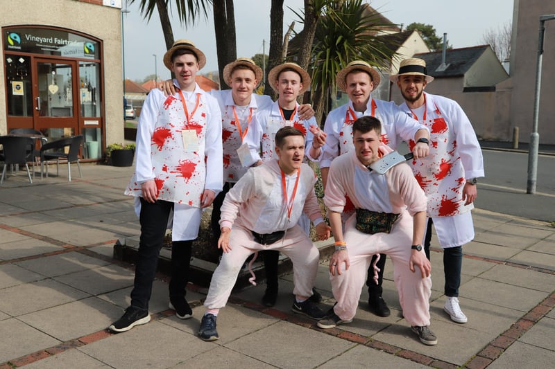 Chichester University students participating in the rag race, 2019. Photo by Neil Cooper.