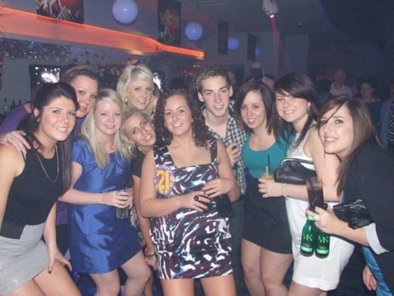 Revellers enjoying a night out