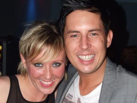 All smiles on a night out in 2009