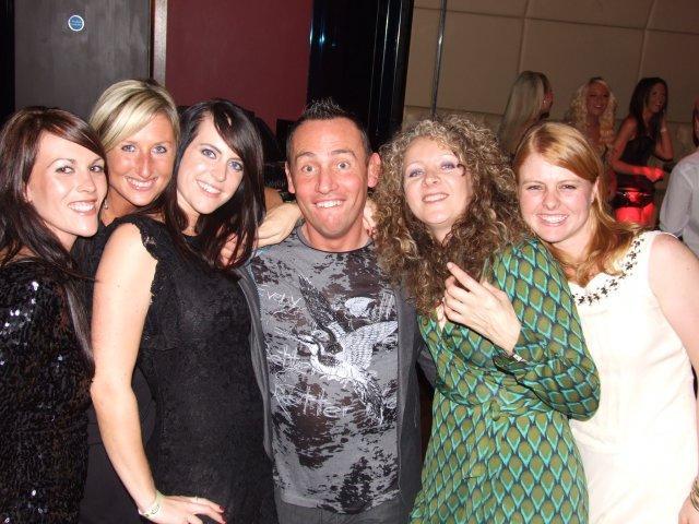 Posing for the camera in 2009