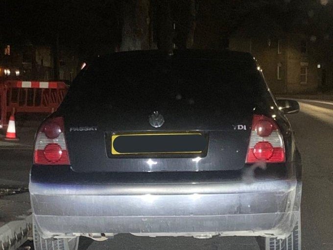 No licence or insurance