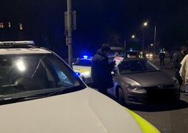 The car was stopped due to a "link to crime"