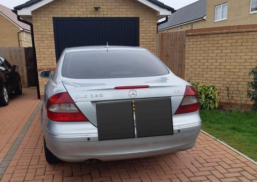 The car was sighted on the A15 with no insurance. The driver tried to give police the slip by parking on a random driveway