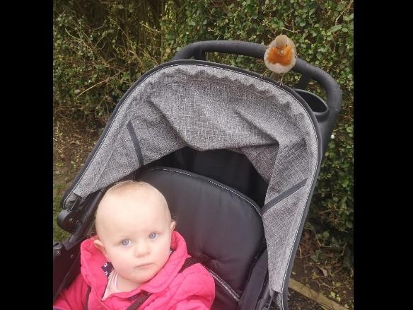 Looks like young Tabitha has made a new friend...